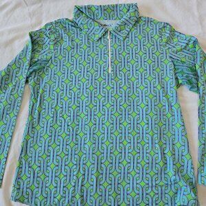 IBKUL Long Sleeve Mesh Inserts Size L